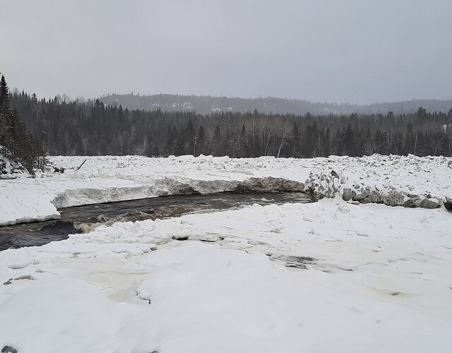 Embâcles sur la rivière Portneuf - redoux annoncé