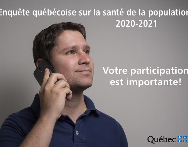 Enquête québécoise sur la santé de la population 2020-2021