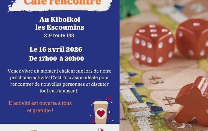 Café rencontre le 16 avril